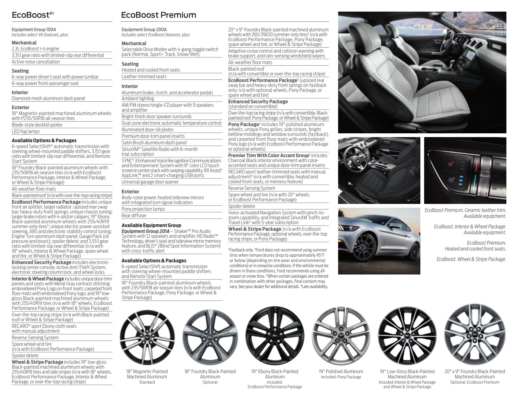 2016 Ford Mustang Brochure Page 12